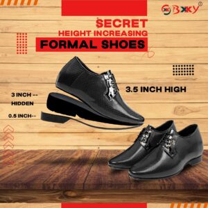 Height increasing formal shoes